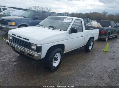 1987 NISSAN D21 SHORT BED White  Gasoline JN6ND11S2HW002970 photo #3