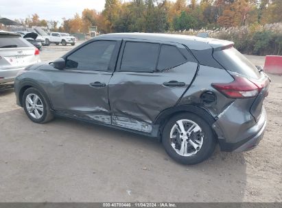 2024 NISSAN KICKS S XTRONIC CVT Gray  Gasoline 3N1CP5BV1RL480101 photo #4