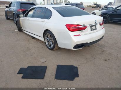 2017 BMW 740I XDRIVE White  Gasoline WBA7E4C56HGU99675 photo #4