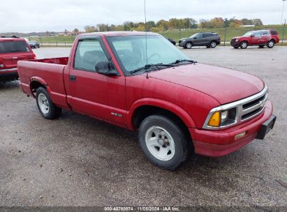 1995 CHEVROLET S TRUCK S10 Burgundy  Gasoline 1GCCS1446S8193186 photo #1