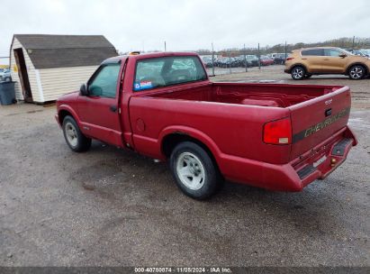 1995 CHEVROLET S TRUCK S10 Burgundy  Gasoline 1GCCS1446S8193186 photo #4