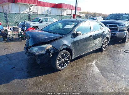 2015 TOYOTA COROLLA S PLUS Black  Gasoline 2T1BURHE9FC241863 photo #3