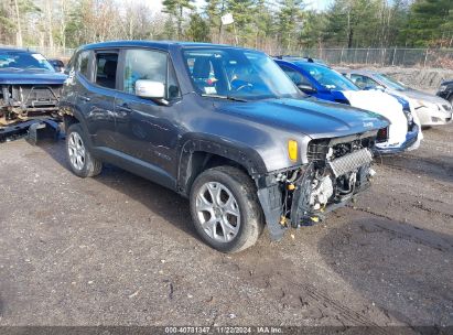 2016 JEEP RENEGADE LIMITED Gray  Gasoline ZACCJBDTXGPD01874 photo #1