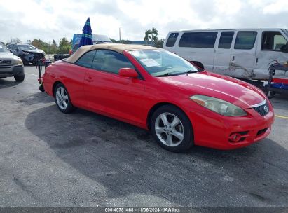 2008 TOYOTA CAMRY SOLARA SLE Red  Gasoline 4T1FA38P08U145792 photo #1