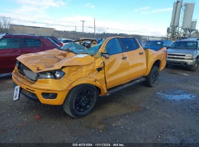 2022 FORD RANGER XLT Yellow  Gasoline 1FTER4FHXNLD35868 photo #3