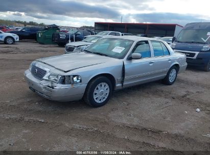 2004 MERCURY GRAND MARQUIS GS/GS CONVENIENCE Silver  Gasoline 2MEFM74W34X677040 photo #3