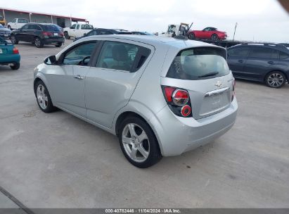 2015 CHEVROLET SONIC LTZ AUTO Silver  Gasoline 1G1JE6SBXF4108627 photo #4