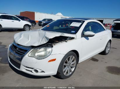 2009 VOLKSWAGEN EOS KOMFORT White  Gasoline WVWBA71FX9V002047 photo #3