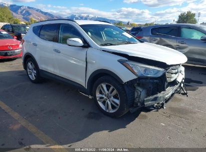 2014 HYUNDAI SANTA FE SPORT 2.0L TURBO White  Gasoline 5XYZUDLA0EG176815 photo #1