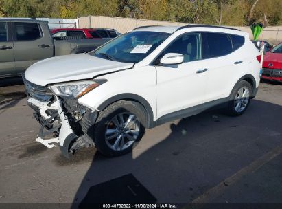 2014 HYUNDAI SANTA FE SPORT 2.0L TURBO White  Gasoline 5XYZUDLA0EG176815 photo #3