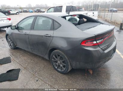 2015 DODGE DART SXT Gray  Gasoline 1C3CDFBB7FD299835 photo #4