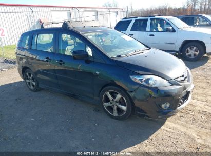 2008 MAZDA MAZDA5 GRAND TOURING Black  Gasoline JM1CR29L180325229 photo #1