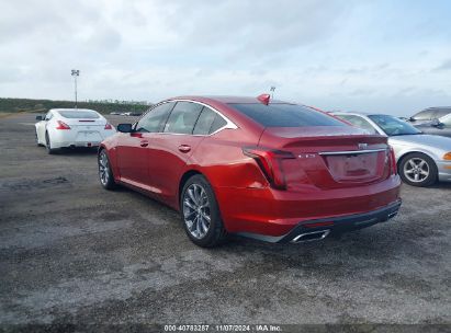 2020 CADILLAC CT5 PREMIUM LUXURY Red  Gasoline 1G6DN5RK8L0136274 photo #4