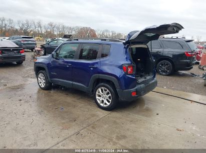 2017 JEEP RENEGADE LATITUDE 4X4 Blue  Gasoline ZACCJBBBXHPE46876 photo #4