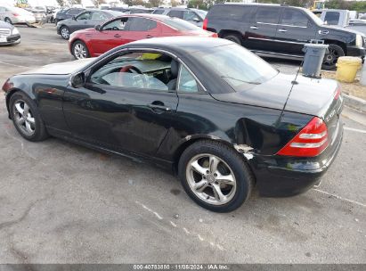 2001 MERCEDES-BENZ SLK 320 Black  Gasoline WDBKK65F01F202840 photo #4