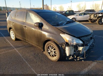 2014 TOYOTA PRIUS V TWO Black  Hybrid JTDZN3EU2EJ003666 photo #1