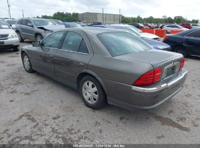 2002 LINCOLN LS V6 AUTO/V6 MANUAL Gray  Gasoline 1LNHM86S82Y703084 photo #4