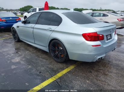 2015 BMW M5 Silver  Gasoline WBSFV9C57FD595236 photo #4