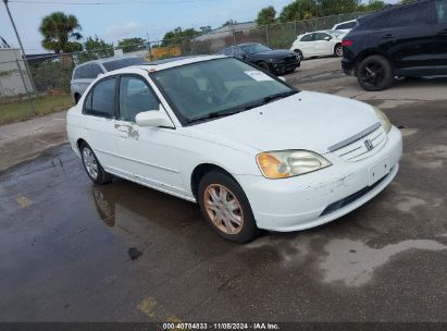 2003 HONDA CIVIC EX White  Gasoline 2HGES26743H521224 photo #1