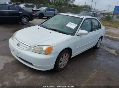 2003 HONDA CIVIC EX White  Gasoline 2HGES26743H521224 photo #3