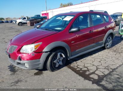 2005 PONTIAC VIBE Red  Gasoline 5Y2SL63825Z448974 photo #3