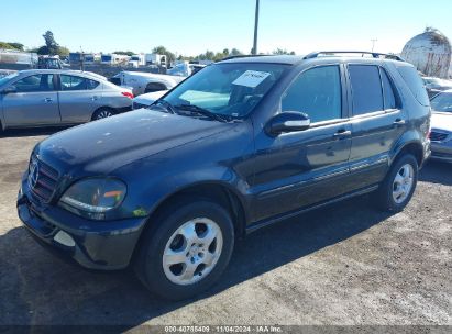 2002 MERCEDES-BENZ ML 320 Blue  Gasoline 4JGAB54E92A330794 photo #3