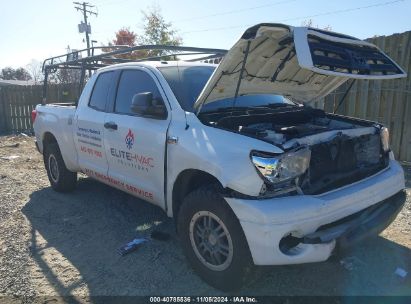 2013 TOYOTA TUNDRA DOUBLE CAB SR5 White  Gasoline 5TFUY5F16DX310870 photo #1