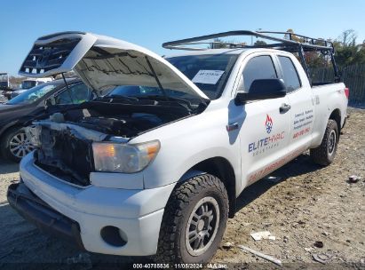 2013 TOYOTA TUNDRA DOUBLE CAB SR5 White  Gasoline 5TFUY5F16DX310870 photo #3