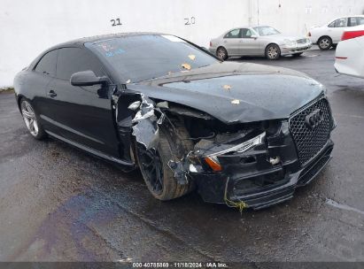 2013 AUDI S5 3.0T PREMIUM PLUS Black  Gasoline WAUGGAFR7DA034004 photo #1