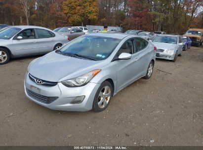 2012 HYUNDAI ELANTRA GLS Silver  Gasoline 5NPDH4AE3CH100001 photo #3