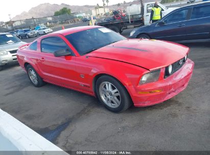 2007 FORD MUSTANG GT DELUXE/GT PREMIUM Red  Gasoline 1ZVFT82H375267288 photo #1