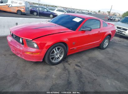 2007 FORD MUSTANG GT DELUXE/GT PREMIUM Red  Gasoline 1ZVFT82H375267288 photo #3