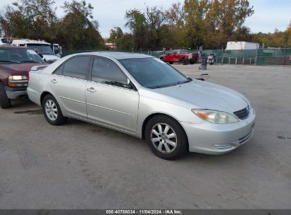 2002 TOYOTA CAMRY XLE V6 Silver  Gasoline 4T1BF30K12U033493 photo #1