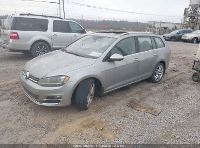 2015 VOLKSWAGEN GOLF SPORTWAGEN TDI SEL 4-DOOR Silver  Diesel 3VWCA7AU9FM500682 photo #3