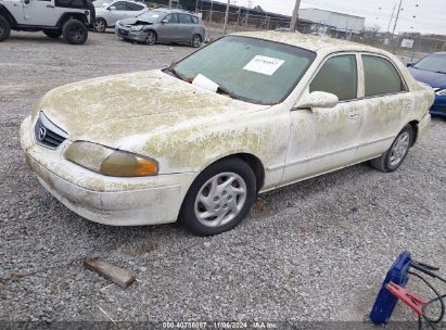 2002 MAZDA 626 LX White  Gasoline 1YVGF22C125260309 photo #3