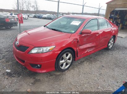 2011 TOYOTA CAMRY SE Red  Gasoline 4T1BF3EK4BU625561 photo #3