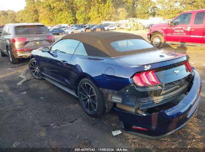 2020 FORD MUSTANG ECOBOOST PREMIUM Blue  Gasoline 1FATP8UH2L5108544 photo #4