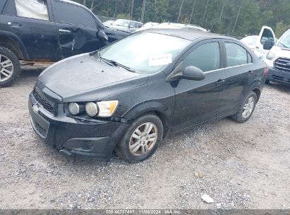 2012 CHEVROLET SONIC 2LT Black  Gasoline 1G1JC5SH0C4177391 photo #3