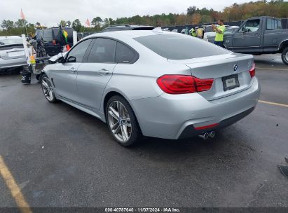 2019 BMW 430I GRAN COUPE Silver  Gasoline WBA4J1C58KBM16782 photo #4