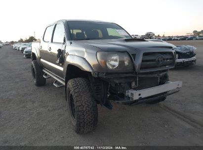 2010 TOYOTA TACOMA DOUBLE CAB PRERUNNER Gray  Gasoline 3TMJU4GNXAM100347 photo #1