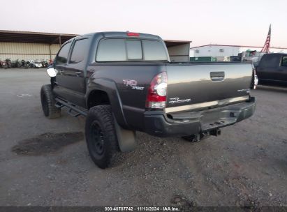 2010 TOYOTA TACOMA DOUBLE CAB PRERUNNER Gray  Gasoline 3TMJU4GNXAM100347 photo #4