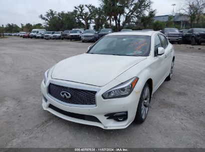 2018 INFINITI Q70 3.7X LUXE White  Gasoline JN1BY1AR3JM220010 photo #3