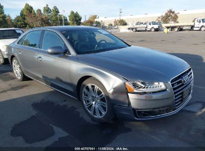 2015 AUDI A8 L 3.0T Gray  Gasoline WAU3GAFD3FN013925 photo #1