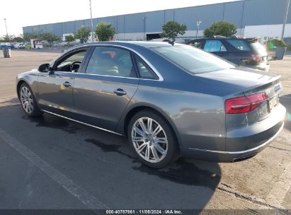 2015 AUDI A8 L 3.0T Gray  Gasoline WAU3GAFD3FN013925 photo #4