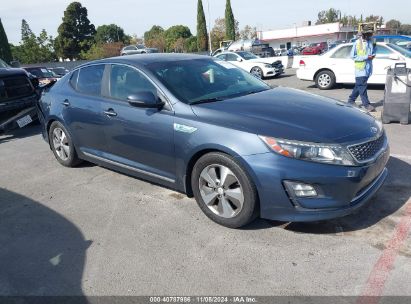 2014 KIA OPTIMA HYBRID EX Gray  Hybrid KNAGN4AD8E5068742 photo #1