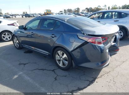 2014 KIA OPTIMA HYBRID EX Gray  Hybrid KNAGN4AD8E5068742 photo #4