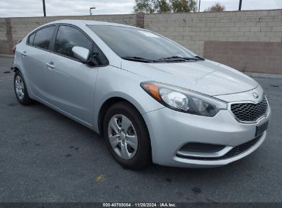 2016 KIA FORTE LX Silver  Gasoline KNAFX4A63G5497426 photo #1