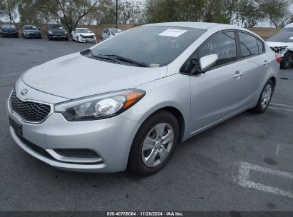 2016 KIA FORTE LX Silver  Gasoline KNAFX4A63G5497426 photo #3