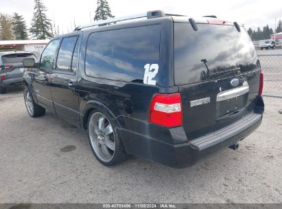 2007 FORD EXPEDITION EL LIMITED Black  Gasoline 1FMFK20577LA21217 photo #1