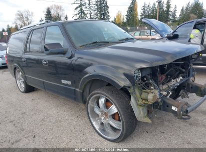 2007 FORD EXPEDITION EL LIMITED Black  Gasoline 1FMFK20577LA21217 photo #4